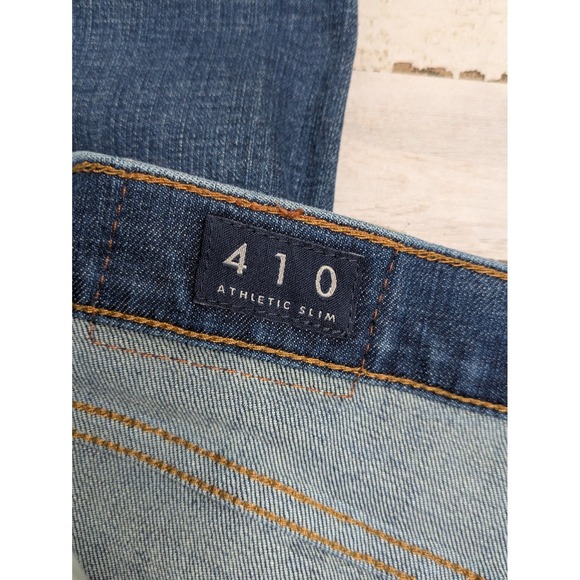 Lucky Brand 410 Jeans Mens 38x30 (39x29) Athletic Slim Med Wash Blue Stretch - Picture 7 of 15
